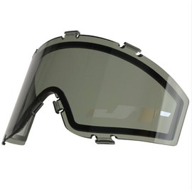 JT Flex 8/Premise/Proflex/Spectra Dual-Pane Thermal Mask Lens w/PBB Barrel Plug - Smoke/Silver Chromatic Logo
