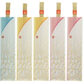 やなぎプロダクツ 国産 天削 お祝用割箸 華の膳 朱雀 5膳入り 国産杉材を採用 Q-071 長さ=24cm