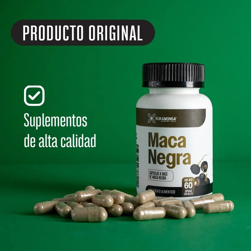 Maca Negra | Kit 2 | 60 Cáps | 1