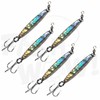 Fish WOW! 5pcs 2oz Diamond Jig Mylar Holographic Laser jigs