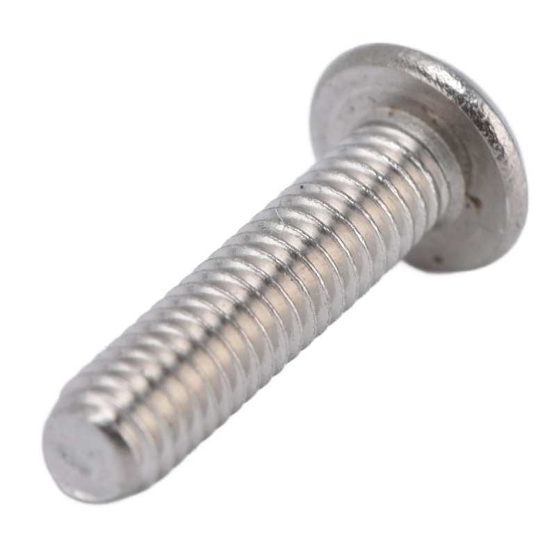 100Pcs Button Head Socket Caps Screws M4 Galvanized Steel for
