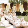 Easy Joy Autumn Decorations, Paper Leaves Decoration, Hanging Paper Fan