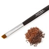 Duo Eyebrow Brush & Spoolie by Impora London. Flat, Angled