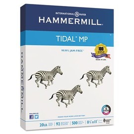 Tidal Paper, 92 Bright, 20lb, Letter, White, 500 Sheets/Ream, 10 RM/CT