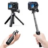 AKASO 22cm Mini Selfie Stick Tripod, 3 Levels of Extension,