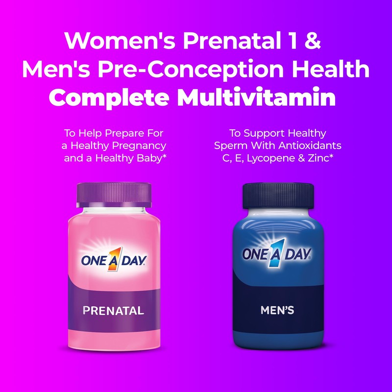 One A Day Men's & Women's Pre-Pregnancy Multivitamin Softgel including