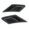 Akozon LED Side Marker Turn Signal Leaf Light Lens for