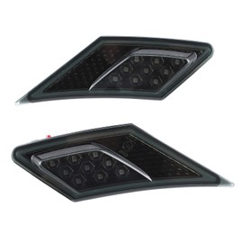 Akozon LED Side Marker Turn Signal Leaf Light Lens for Scion FR‑S/Subaru BRZ/GT86 2013-2020