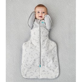 Love to Dream Swaddle UP Extra Warm 3.5 TOG, White, Medium, 13-19 lbs, Dramatically Better Sleep, Allow Baby to Sleep in Preferred Arms Up Position for Self-Soothing, Snug Fit Calms Startle Reflex