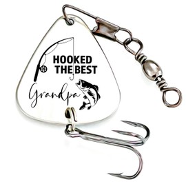 Fishing Gift for Grandpa Gift Idea for Grandpa Birthday Gift Idea Grandpa Father's Day Gift Idea Grandpa Christmas Gift Idea Grandpa Stocking Stuffer Fishing Lure Grandpa FBA-HOOKED-LURE (Grandpa)
