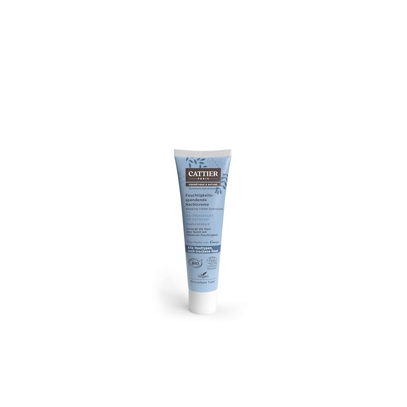 CATTIER Paris Moisturising Night Cream - Certified Natural Cosmetics -