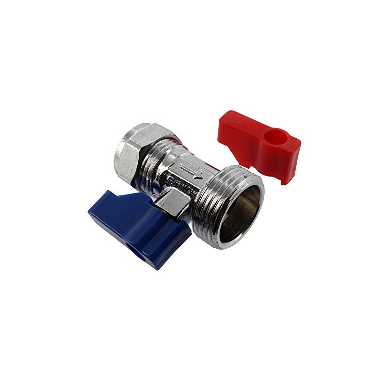 Paxanpax Universal Straight Compression Fit Valve Tap, 3/4-Inch x 15