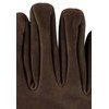 camel active Men's Leather Gloves, dark brown