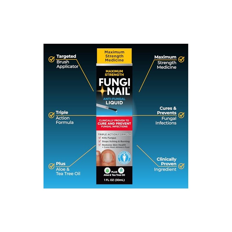 Fungi Nail 1oz Solution, With Brush