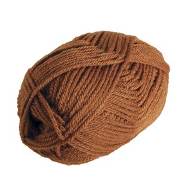 Knit Picks Brava Brown 100% Acrylic Bulky Weight Soft Yarn for Knitting and Crocheting, Heavy Weight 5 Yarn for Washable Projects (Brindle)