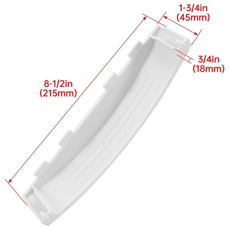HECASA WE01X30378 Dryer Door Handle Compatible with GE Dryer Replacement