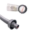 Bathtub Shower Drain Pipe,Low Profile 1 1/2 P Trap,Flexible Tub