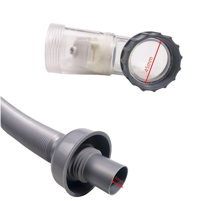 Bathtub Shower Drain Pipe,Low Profile 1 1/2 P Trap,Flexible Tub