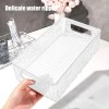 Caja De Almacenamiento Apilable Para Cosméticos De Acrílico Plateado