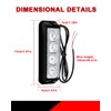 YM E-Bright 2-Pack Red Blue Dual Colors 4 LED Car