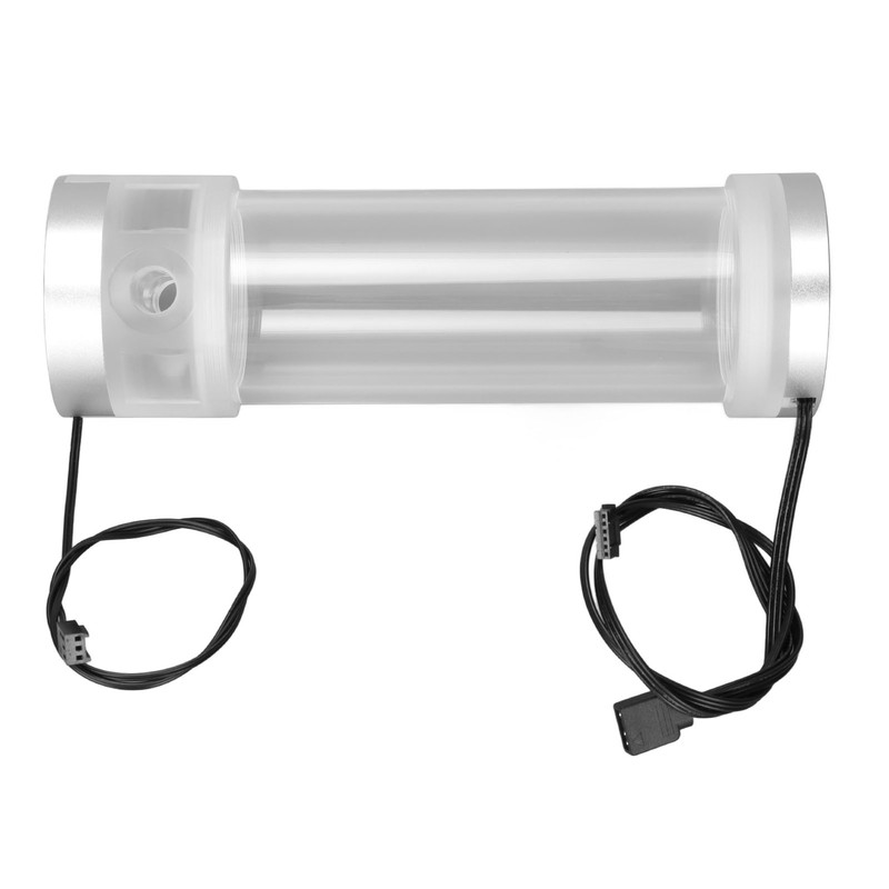 Water Cooling Tank Transparency 210mm Cylinder Temperature Display Reservoir Water