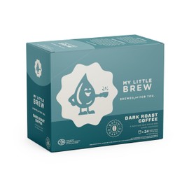 My Little Brew - Dark Roast, Single Serve K-cup Pod, Compatible with Keurig K-Cup Brewers, 24-Count