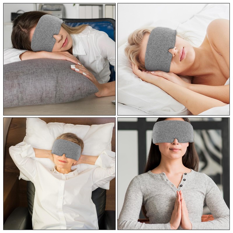 DOPENSPI Modal Cotton Sleep Mask for Sleeping, Comfortable Light Blocking