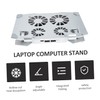 TEHAUX Adjustable Laptop Stand Fan Cooling Laptop Booster Stand Dual