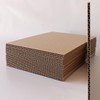 ANHELUS PAPER & DECO Pack of 20 brown corrugated cardboard