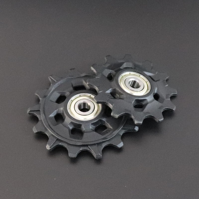 Juego de poleas de cambio trasero para bicicleta compatible con