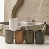 Ceramic Toothbrush Cup for Bathroom, Ceramic Toothbrush Holder, Toothpaste Organizer