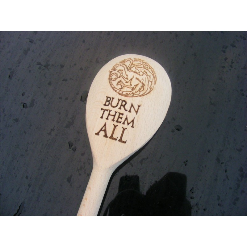 FastCraft Game of Thrones Inspired Wooden Spoon Cooking Gift Kitchen
