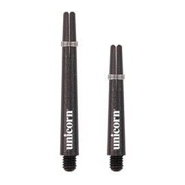 Unicorn Dart Shafts | Gripper 3 | Durable Nylon | Black | 3 Stems | Short 34.4 mm