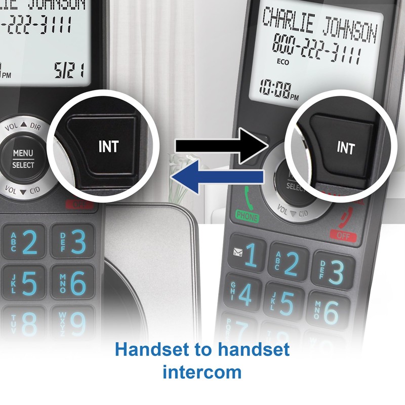 AT&T AT&T GL2101-2 DECT 6.0 2-Handset Cordless Home Phone with