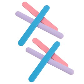 6 Stück Kosmetiklöffel, Silikon-Wachsstift, Antihaftbeschichtet, Wiederverwendbarer Kosmetikspatel, Gesichtsrührstab für Haarentfernung, Mischen, Probenahme