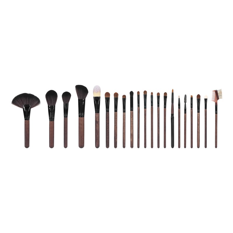 21pcs Makeup Brush Set Wooden Handle Eyeshadow Foundation Blush Brush