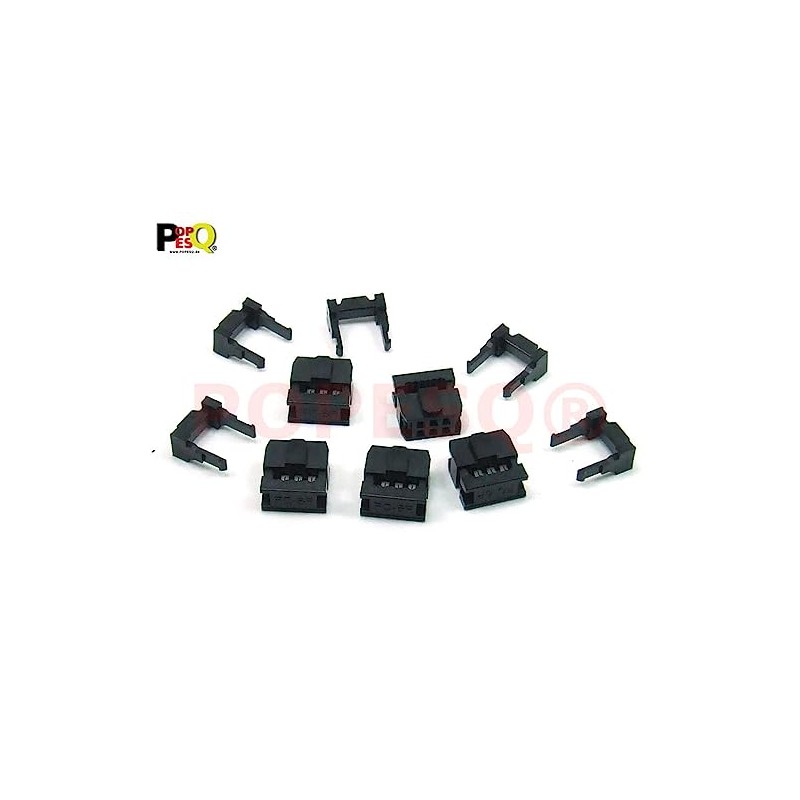 POPESQ® #A1359 IDC 2.54 mm Male Ribbon Cable 6-Pin Pack