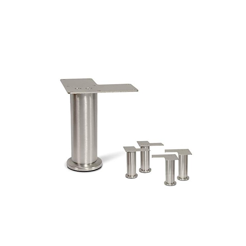 AKB Hardware Stainless Steel Straight Metal Sofa Legs, Furniture Legs,