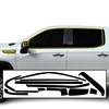 BOGAR TECH DESIGNS Side Window Trim Chrome Delete Overlay Film