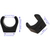LBTODH 4PCS Boat Hook Holder Nylon Boat Ladder Clip Black