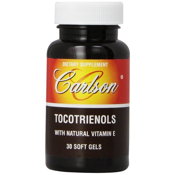 Carlson Labs Tocotrienols With Natural Vitamin E, 30 Softgels