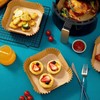 120PCS Air Fryer Liners, 6.3inch Square Air Fryer Disposable Paper