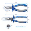 2 Piece Glass Breaker Pliers and Hammer Cutting Pliers Set