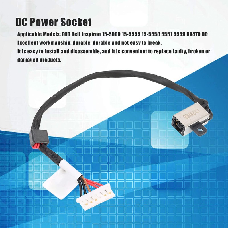 Vbestlife para 15-5000 5555 5558 5551 5559 KD4T9 DC Jack