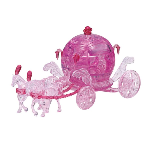 Beverly 67 Piece Crystal Puzzle Royal Carriage Rose 50263