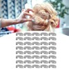 40pcs Wig Clip Set Stainless Steel DIY 9 Teeth Snap