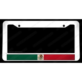 OwnTheAvenue Mexico Mexican World Country Flag Vintage Style License Plate Frame