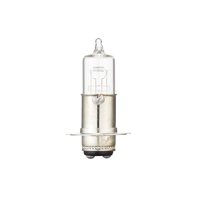 KOITO Normal Bulb for Two-Wheeler Headlight [12V40/40W] Clear [1-piece] P15d-25-3/110°×110°