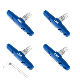 Chooee Bike V-Brake Pads, Bicycle 70mm Brake Pad Set, 2 Pairs Universal Brake Shoes Blue
