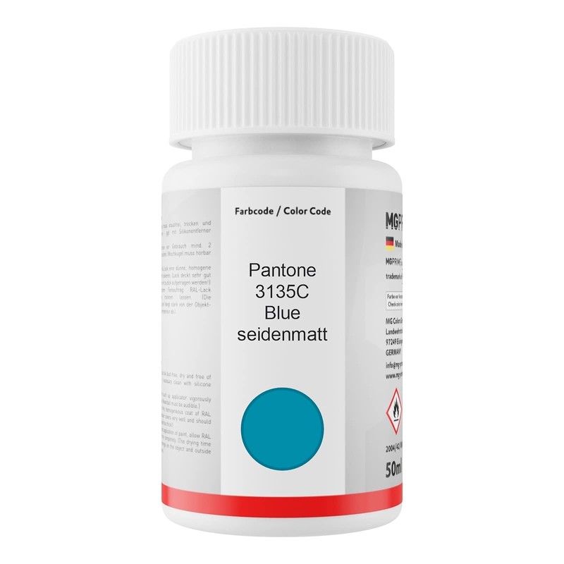 MG PRIME Pantone 3135C Blue silk mat Touch-up pen 50